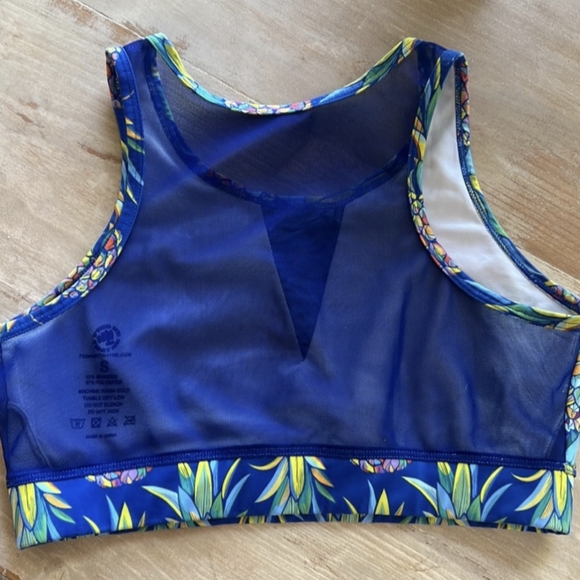 Pineapple full back sports bra - Picture 4 of 5